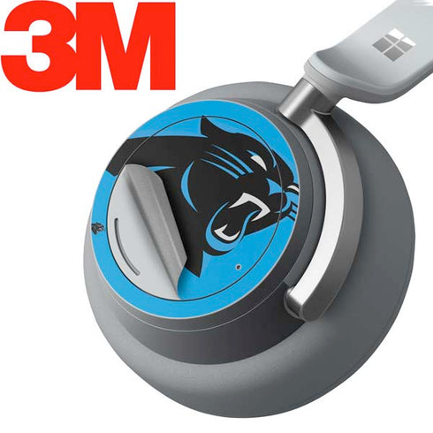 NFL Carolina Panthers Large Logo Surface Headphones Skin